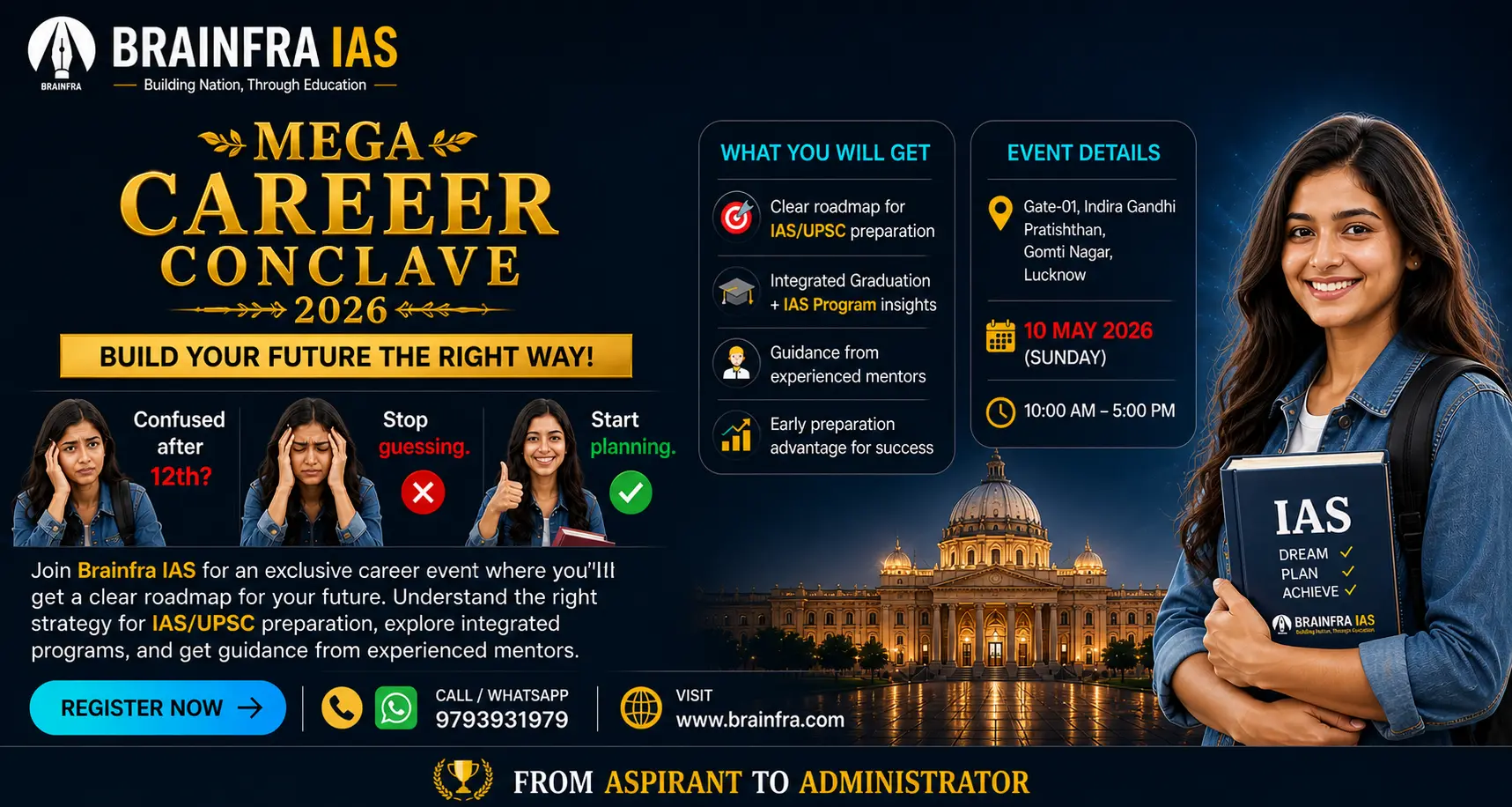 Brainfra IAS Banner